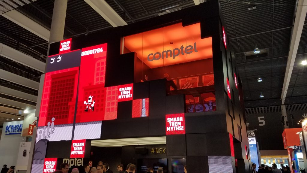 Comptel booth MWC17